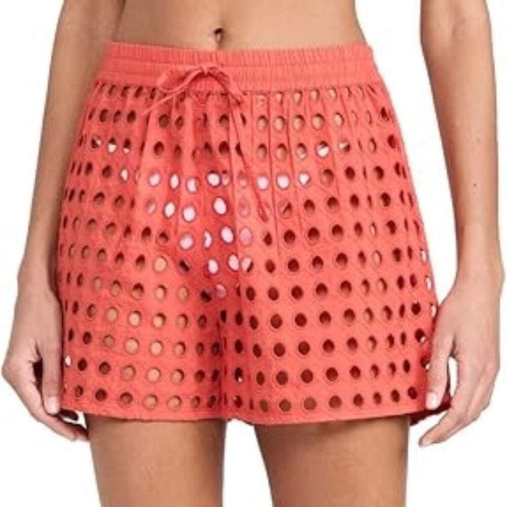 Solid & Striped Women’s The Charlie Cotton Shorts  SZ M‎ NWT